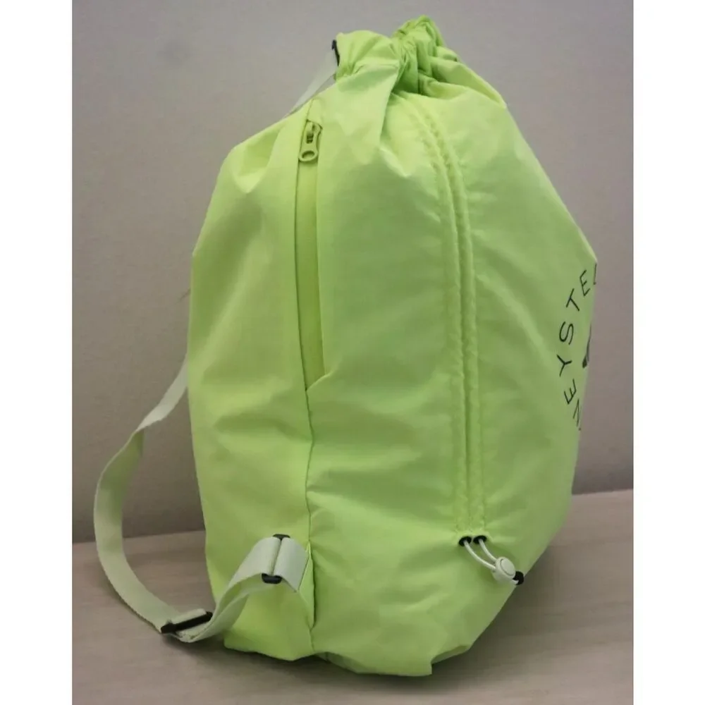 Stella McCartney x adidas JN7102 Unisex O/S Bahia Glow/Green aSMC Gymsack - Picture 10 of 11